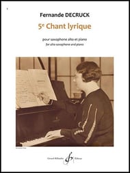 5 Chant Lyrique Alto Sax and Piano cover
